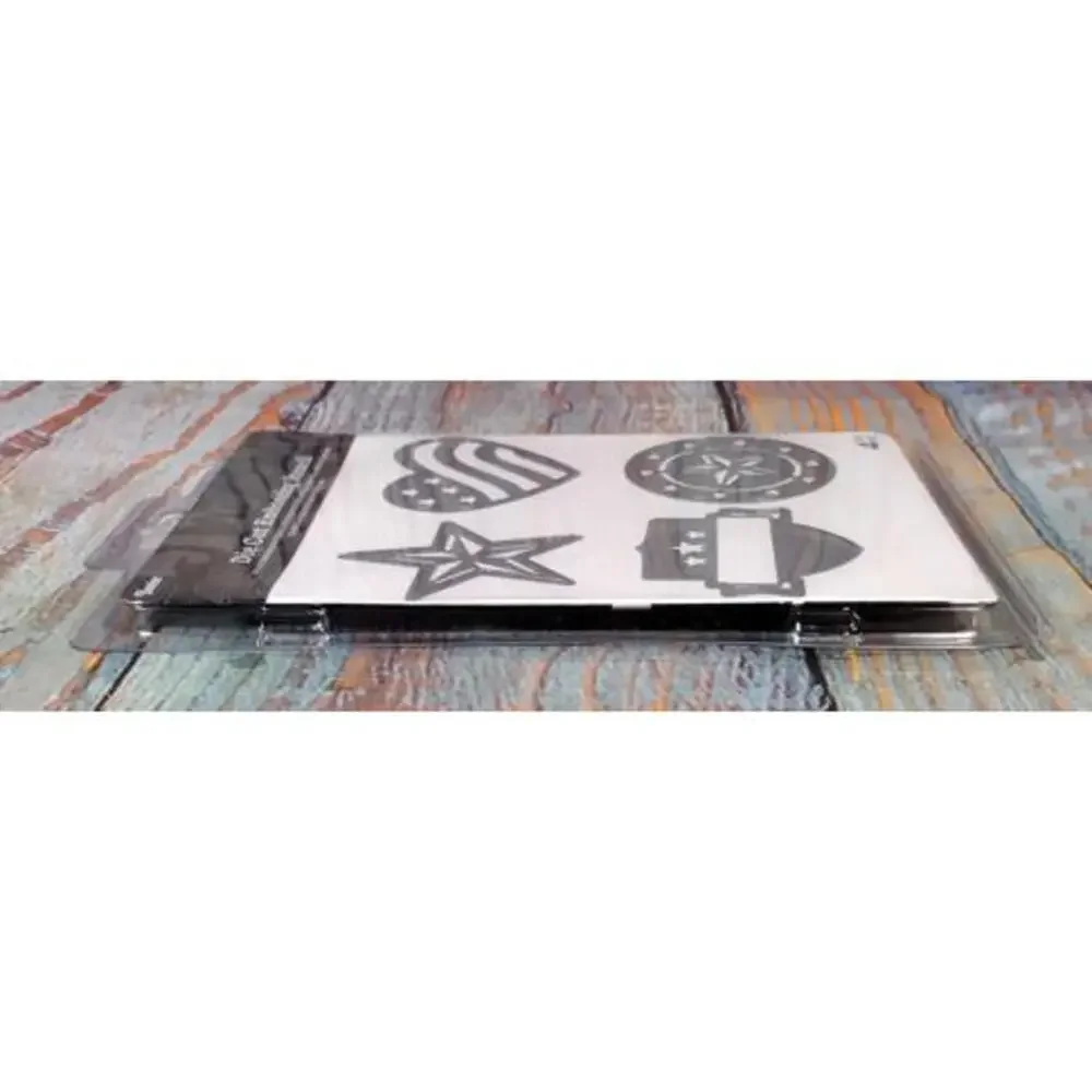 Darice Die Cut Embossing‎ Stencil Set - 4 Piece